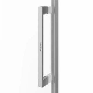 Душевая дверь Kerama Marazzi Cristallo CT.120.SD.BN 120 см с функцией soft close стекло прозрачное профиль никель брашированный